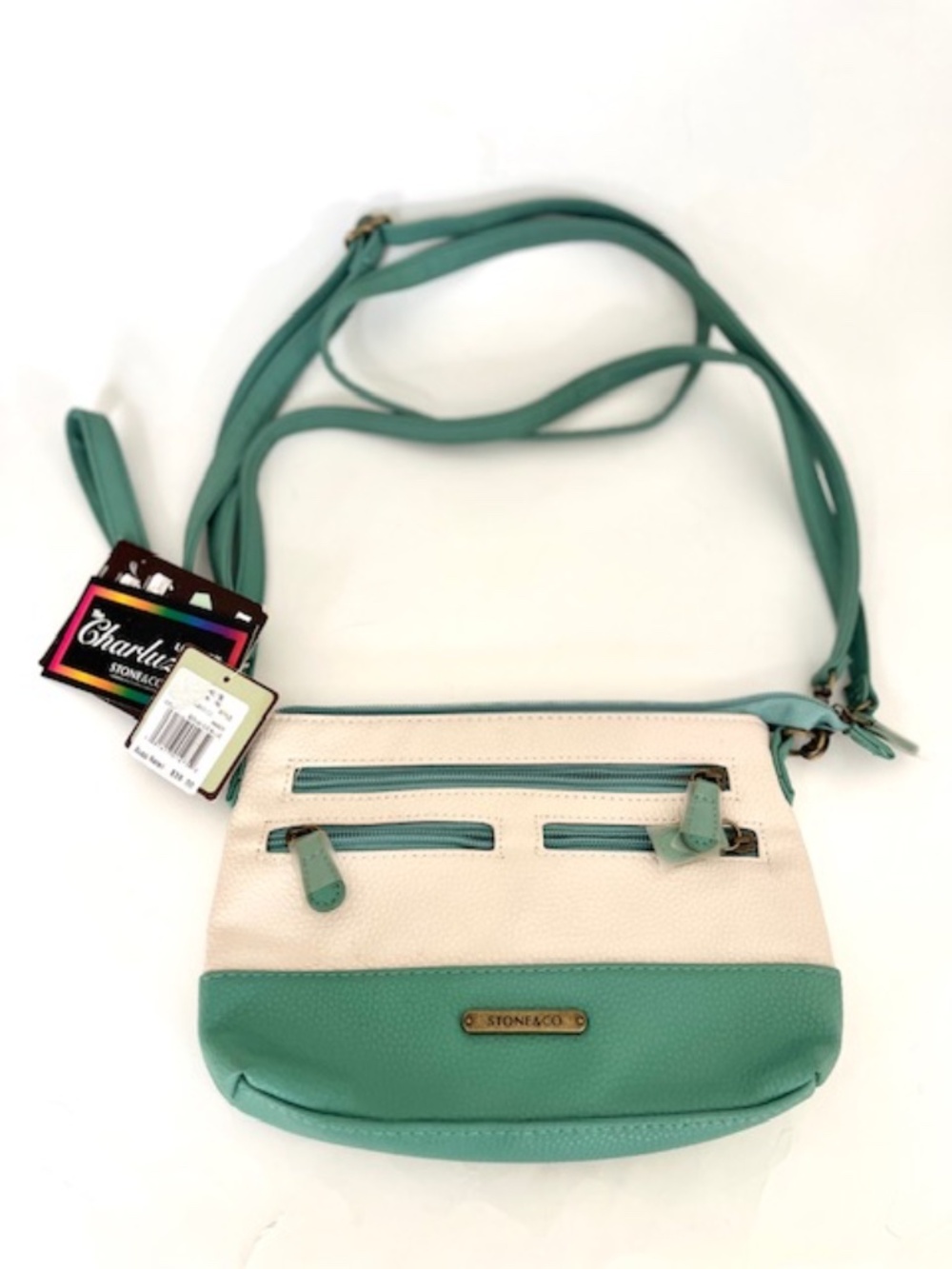 Stone & Co. Talia Bonded Leather Crossbody Purse NWT